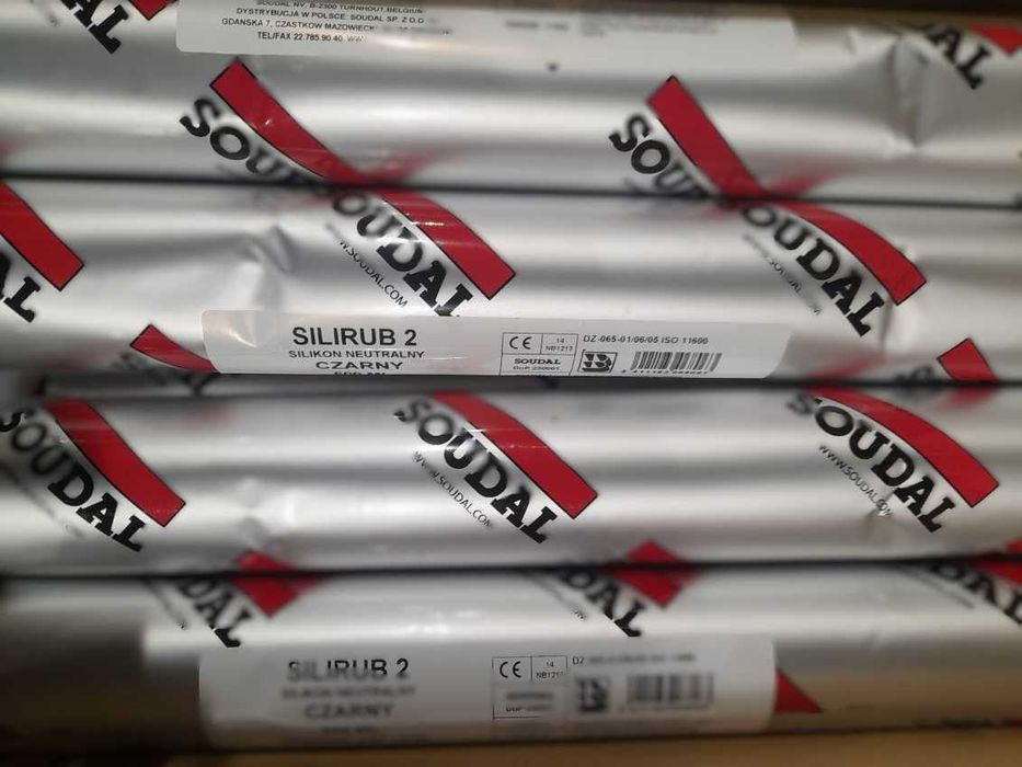 silikon neutralny Silirub 2 czarny Soudal