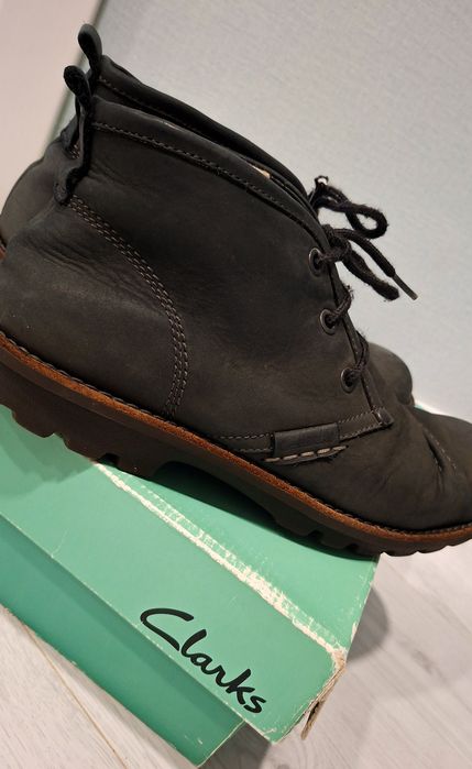 Мужские  зимние  ботинки Clarks