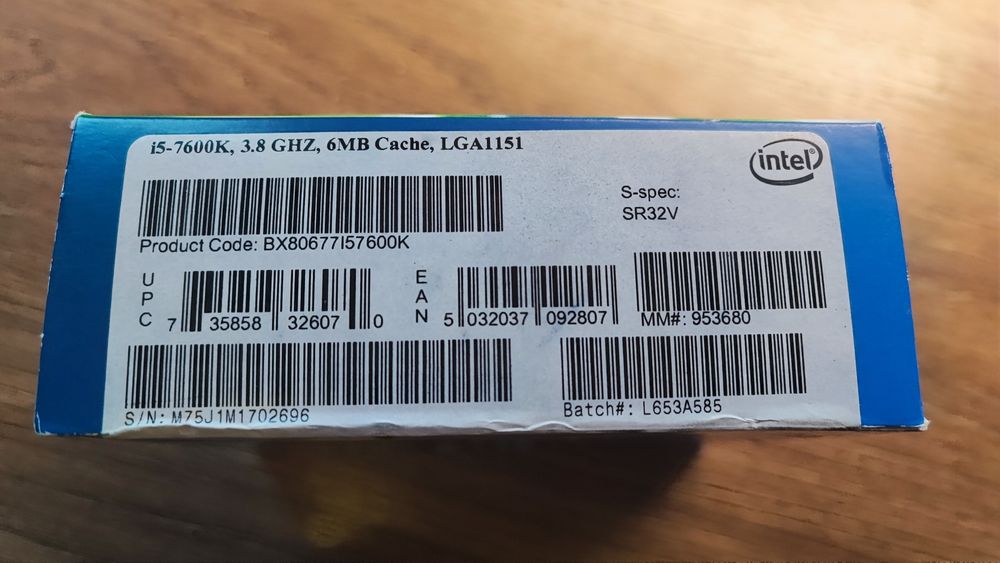 Procesor Intel i5 7600K 3.8Ghz