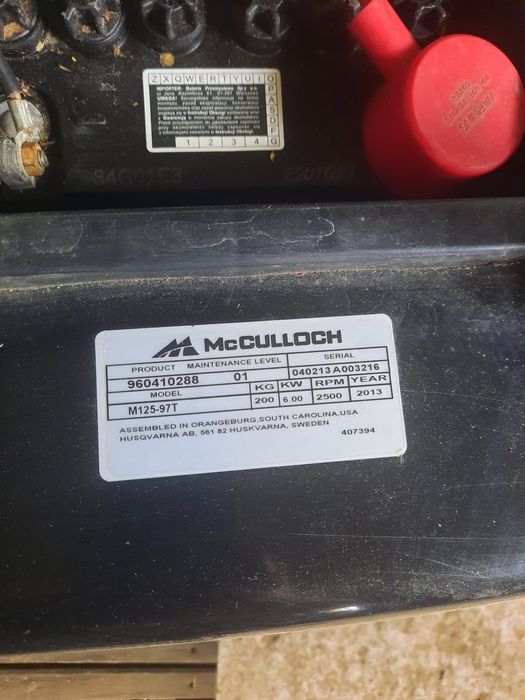 Traktorek macculloch