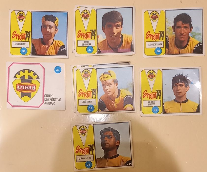 Lotes de cromos ciclistas, colecção Sprint 74