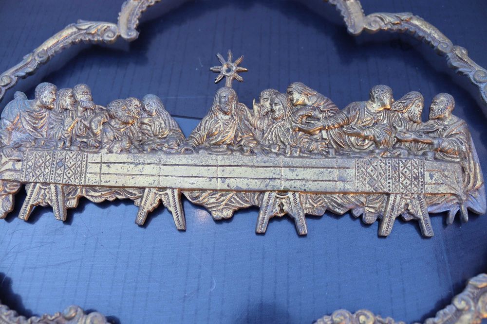 Ceia de Cristo em Metal trabalhado