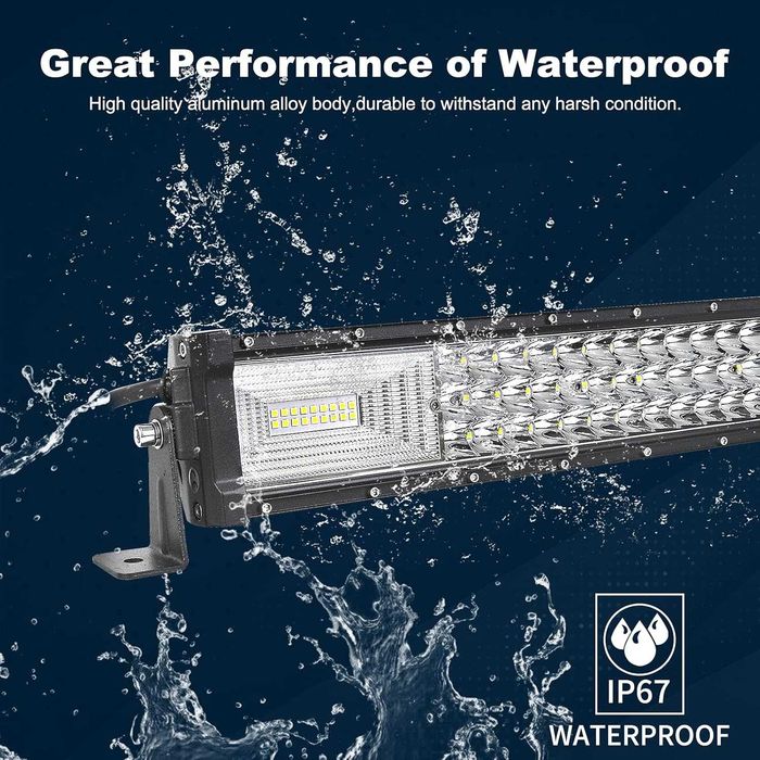 RIGIDON Halogen oświetlenie off-road 127cm LED BAR - 648W 12-24V DC