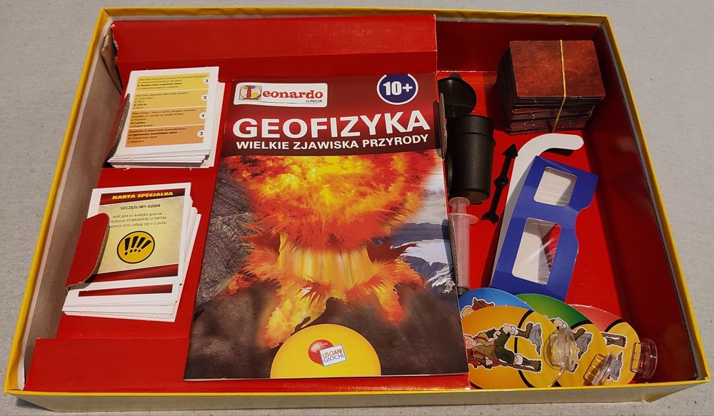 LABORATORIUM GEOFIZYKI – 2x gry + zestaw do eksperymentu