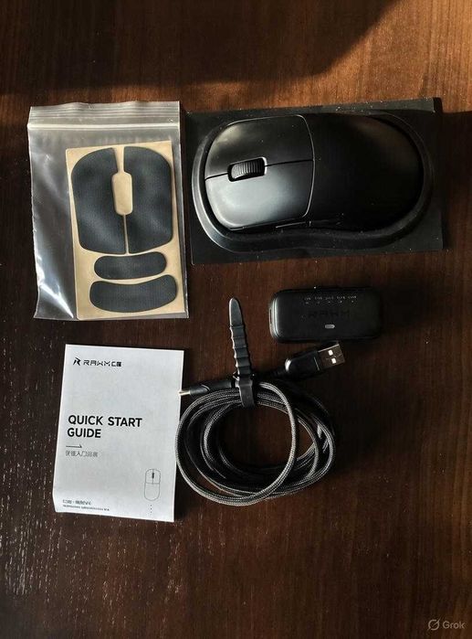 RAWM Leviathan v4 black - najlepsza myszka gamingowa 2025 roku