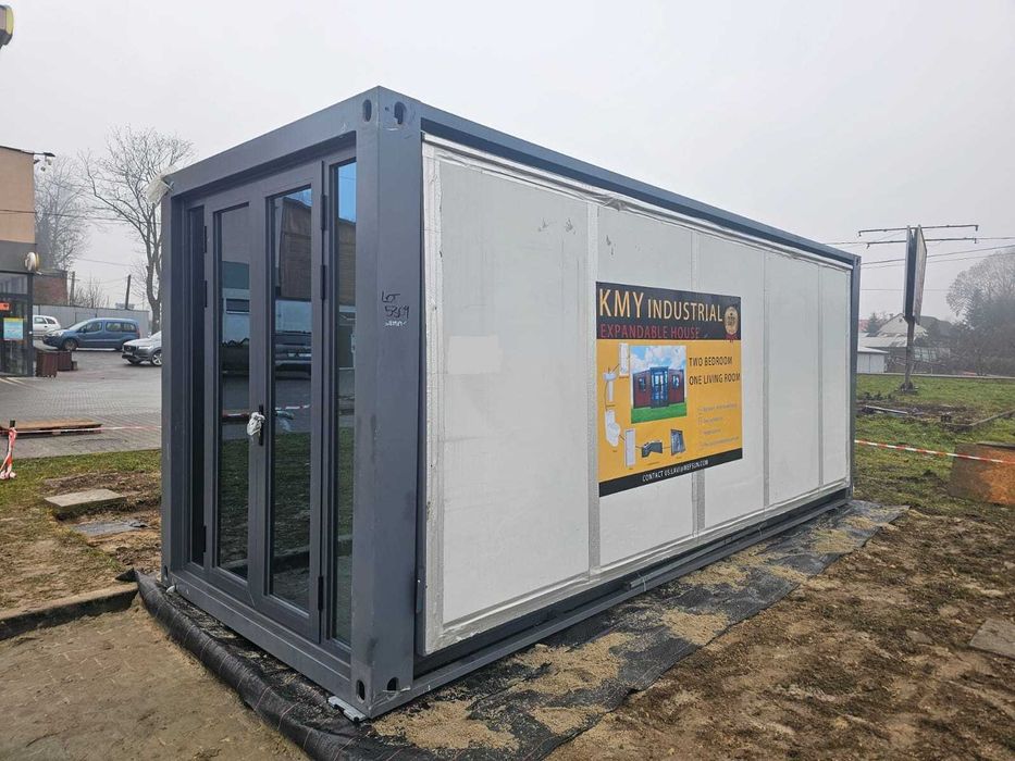 domek rozkładany kontenerowy mieszkalny letniskowy biuro usługowe