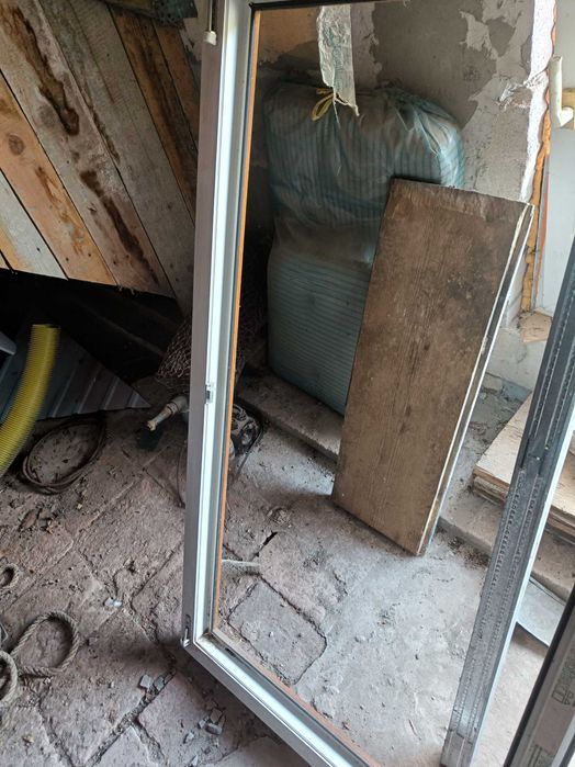 Okno dwuskrzydłowe 150x140 złoty dąb