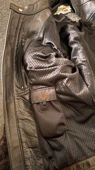 Blusão Harley Davidson M Como Novo Couro