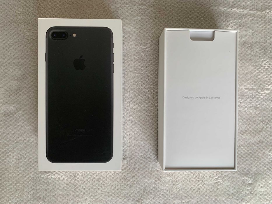 Pudełko iPhone 7 Plus, 128 GB, Czarny z instrukcjami i naklejkami