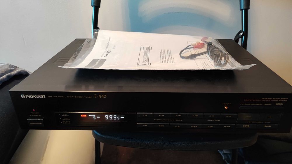 Tuner Pioneer F443 jak nowy! Vintage 1990 rok ,Gdynia