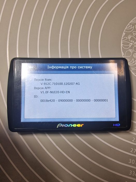 GPS-навігатор Pioneer з Windows CE, новий акумулятор