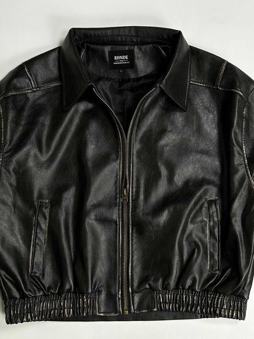 Бомбер чорний куртка курточка черная opium archive black jacket