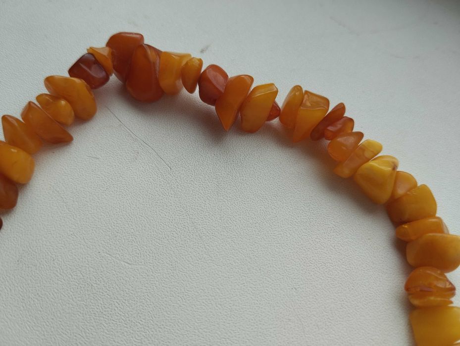Намисто бурштин вага 34,13 грам