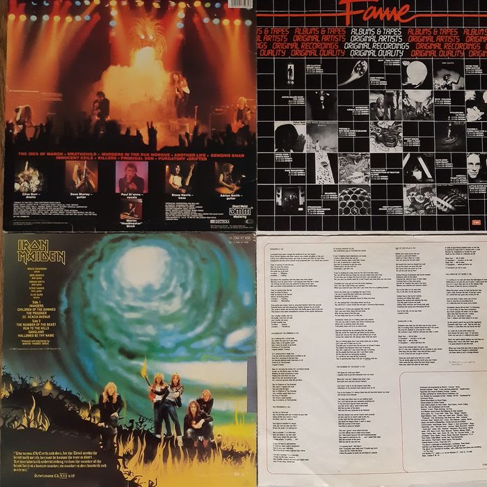 Виниловые пластинки Iron Maiden