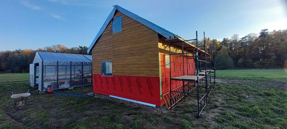 domek całoroczny na zgłoszenie 35m2 +góra 35m2