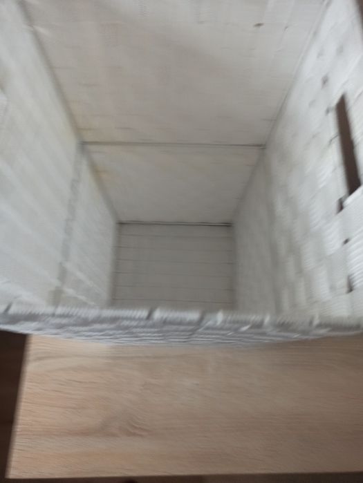 Kosz na pranie biały