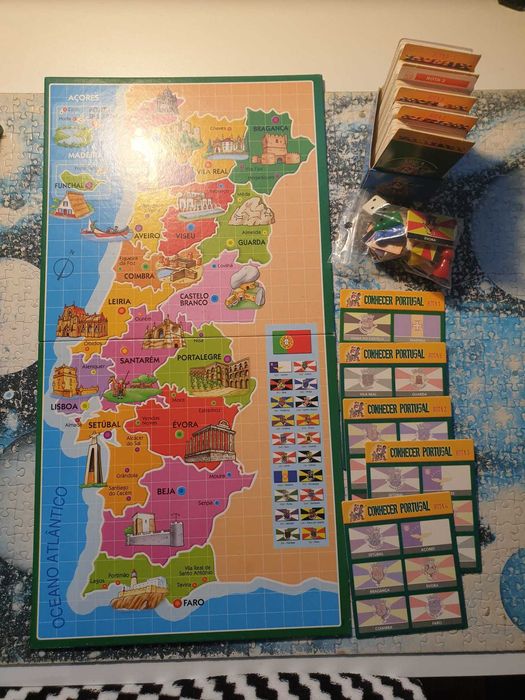 CONHECER PORTUGAL jogo de tabuleiro