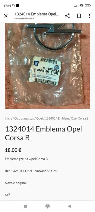 Símbolos VW e opel novos ver as referências