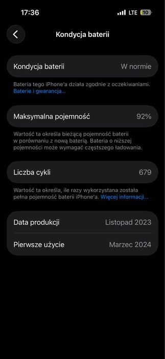 Iphone 15 128gb rózowy