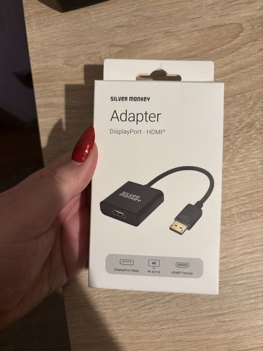 Przejściówka DisplayPort - HDMI (Nowa)
