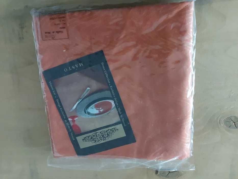 Toalha mesa nova tom laranja 130x170