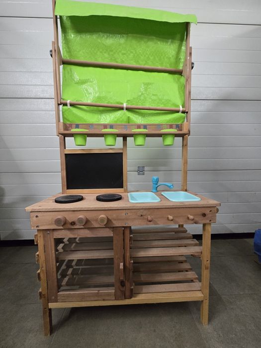 Kuchnia Ogrodowa dla dziecka - drewniana