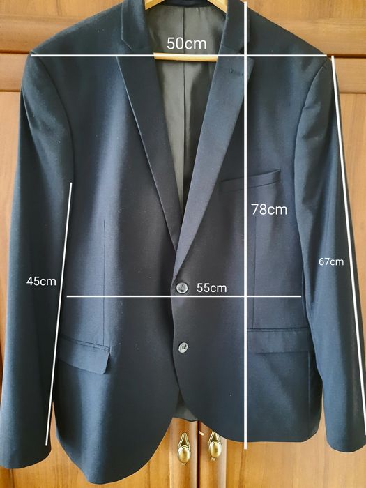 Garnitur męski granatowy