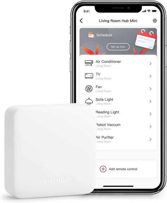 SwitchBot Hub Mini inteligentny pilot Wi-Fi z nadajnikiem podczerwieni
