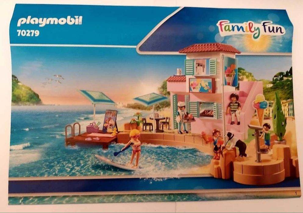 Playmobil 70279 Family Fun Lodziarnia w porcie.