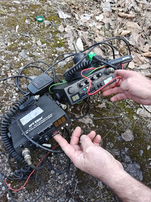 Zestaw CB radio + miernik SWR + antena – do sprawdzenia /nie testowany