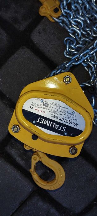 Wciągarka łańcuchowa ,stalimet Premium 100 %,sprawna rug cug,PROMOCJA