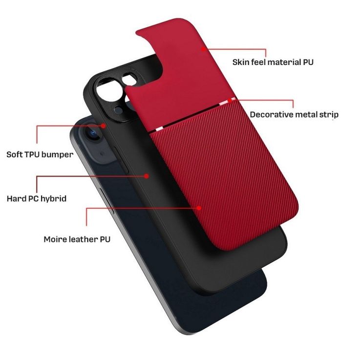 Etui Noble do Samsung Galaxy S24 Red