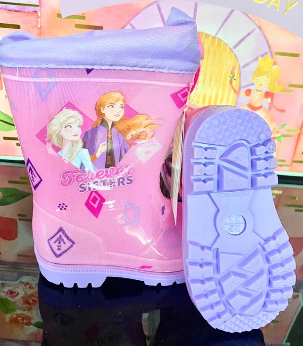 Elza, Elsa,  Frozen, Kraina lodu kalosze  NOWE rozmiar 22/23