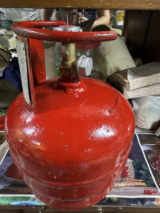 Газовый баллон маленький ссср 5л
