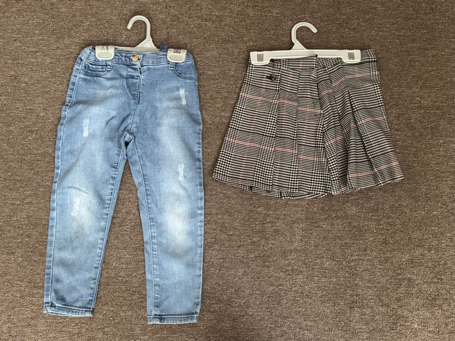 Джинсы и юбка девочка 5-6 лет