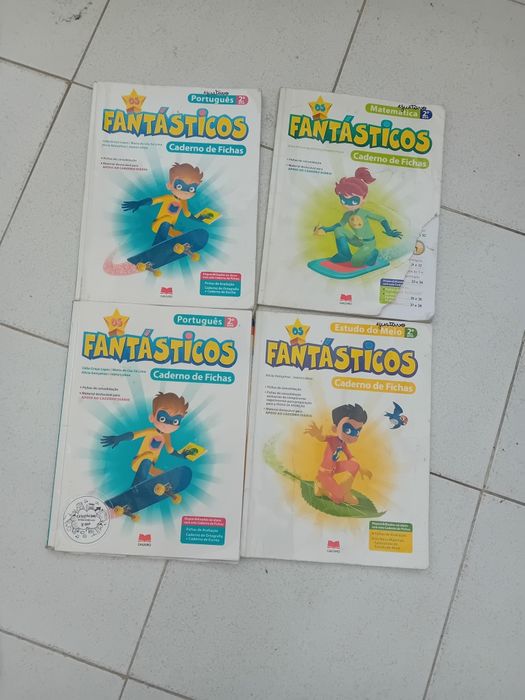 Conjunto completo de cadernos infantis