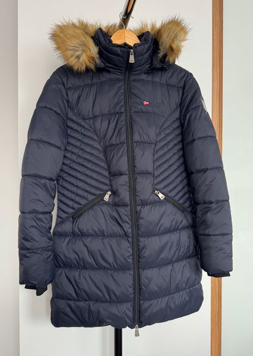 Kurtka damska z kapturem Geographical Norway Expedition, L, granatowa