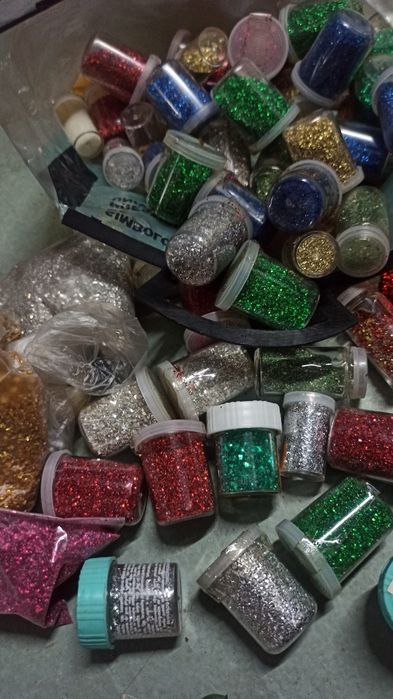 Brilhos (purpurina) em pó holográfico