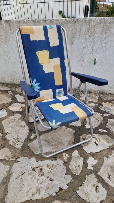 Conjunto de 6 cadeiras de exterior reclináveis