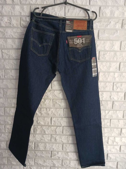 Джинсы Левайс 501, размер W36 L32,  100% хлопок, новые levis, мужская классика
