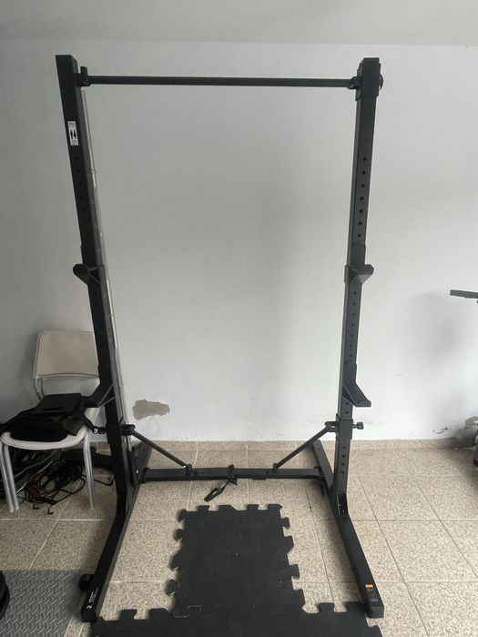 Rack de musculação 500 Dobrável/Retrátil