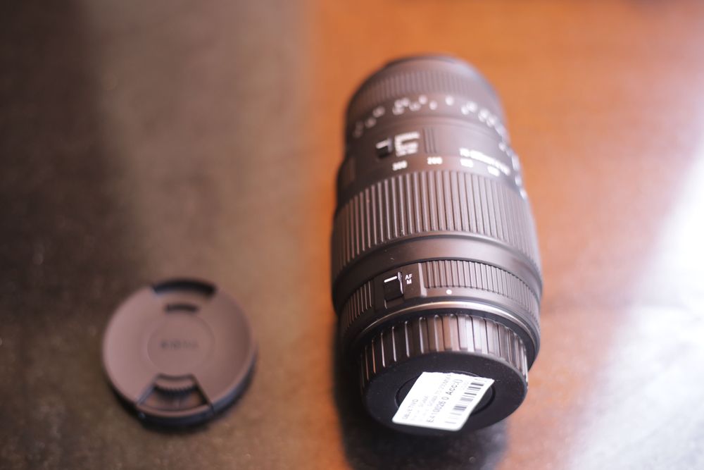 Sigma 70-300mm F4-5.6 DG MACRO, c nova com 3 anos de garantia CANON