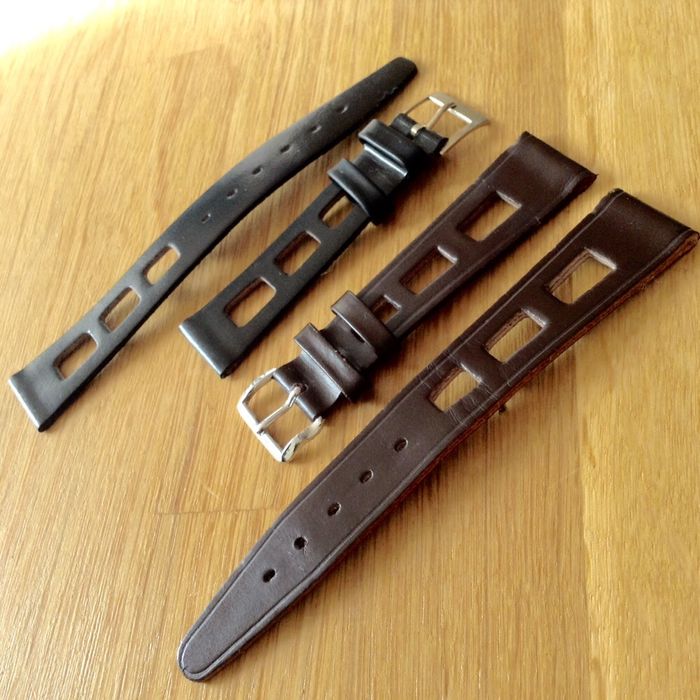 Braceletes rally 18 e 20 mm anos 70 nunca usadas (NEW OLD STOCK)