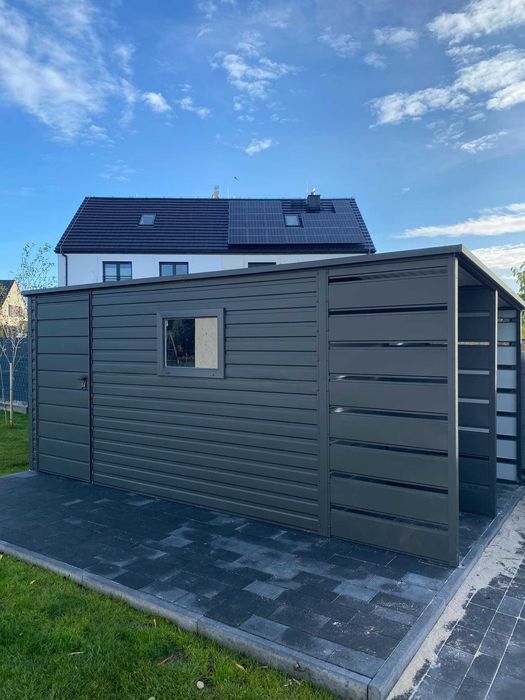 Garaże Blaszane Domki Ogrodowe Wiaty Śmietnikowe