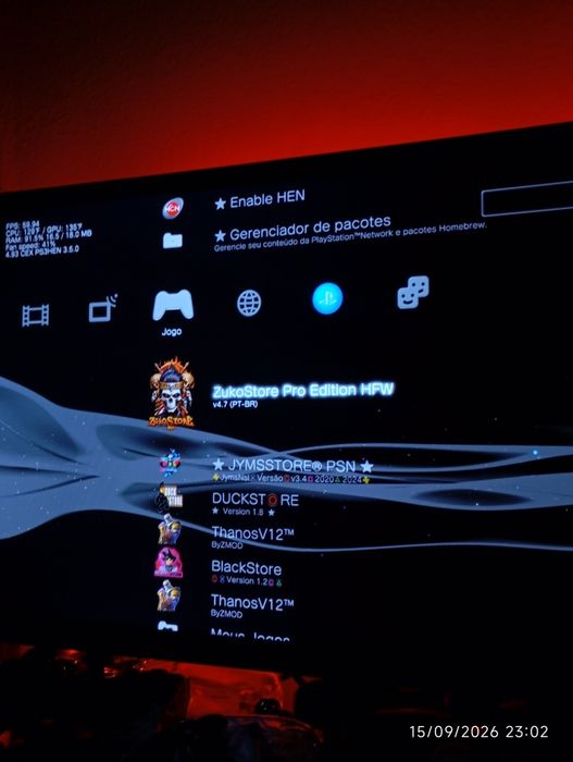 PS3 HEN 3.5.0 com 320GB como nova!