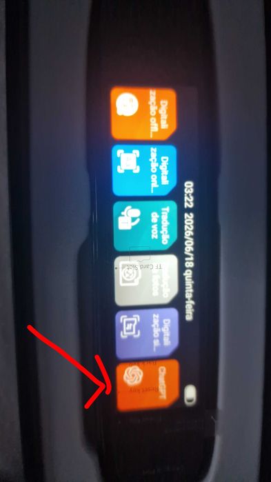 Caneta com chat gpt ai/ia inteligência artificial e tradutora de varios idiomas