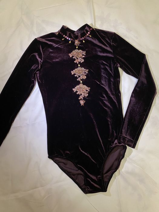 - Детский спортивный купальник трико боди для гимнастики танцев