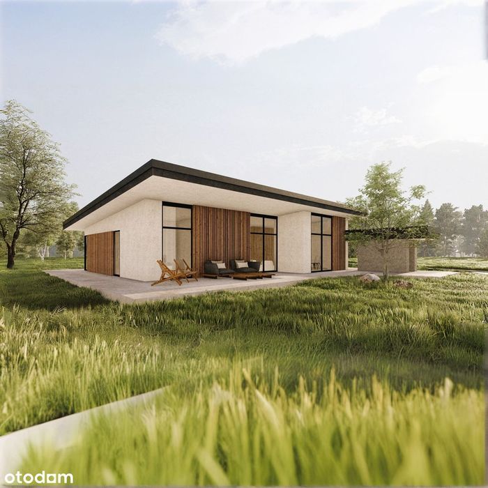 Dom energooszczędny parterowy | Rybakowo | działka 1356 m²