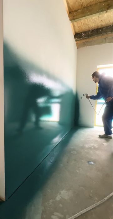 Механізоване фарбування стін/ пофарбування комерцій, квартир, котеджів