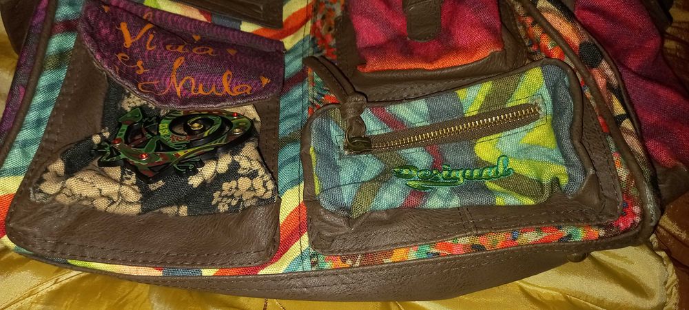 Mala/Bolsa tiracolo, e alças de mão - Desigual